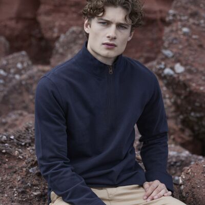 Premium piqué 1/4-zip top Thumbnail