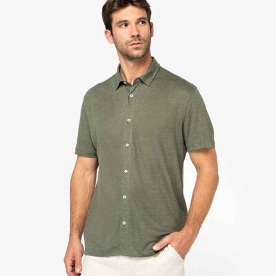 Spasso Short Sleeve Linen Shirt Thumbnail