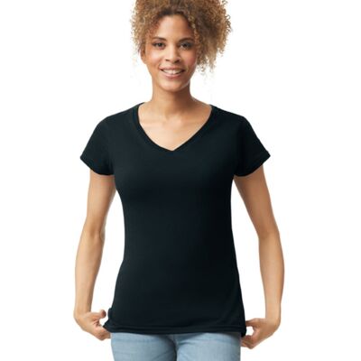 Gildan Ladies SoftStyle® V Neck T-Shirt Thumbnail
