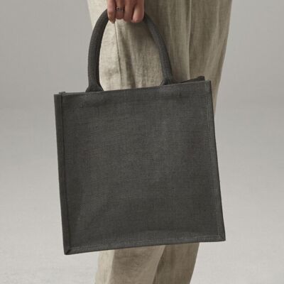 Jute midi tote Thumbnail