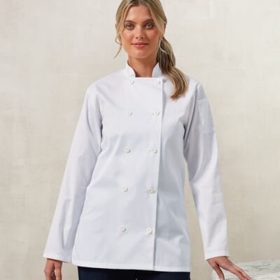 Premier Ladies Long Sleeve Chef's Jacket Thumbnail
