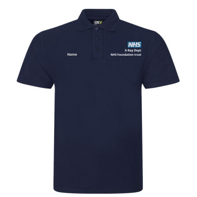 NHS Logo Polo Shirt - with Name, Dept & Hospital Thumbnail